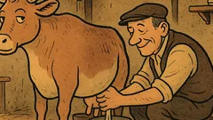 Vicc: Miért zsíros a tej?