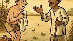 Vicc: Egy férfi fürödni készül a Nílusnál…