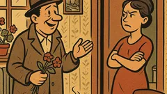 Vicc: – Hol voltál ilyen sokáig, drágám?