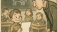 Vicc: Móricka üres lapot ad be