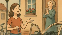 Vicc: Friss jogsis lány hazaviszi anyját