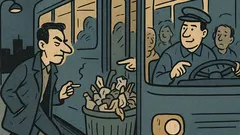 Vicc: Egy férfi felszáll az éjszakai buszra…