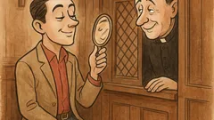 Vicc: Egy fiatalember gyónni megy a paphoz…