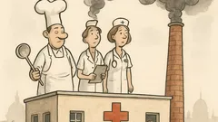 Vicc: Miért füstöl a kórház kéménye?