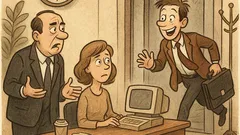 Vicc: Az igazgató panaszkodik a titkárnőnek