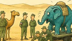 Vicc: Elit kommandók tevét keresnek a sivatagban