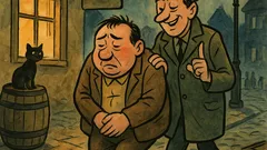 Vicc: Kimegy két részeg a kocsmából...