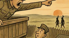 Vicc: Egy amerikai katona őrt áll