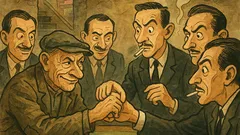 Vicc: Paraszt bácsi kaszinóba menne Pesten