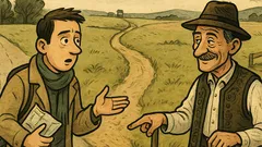 Vicc: Egy városi férfi pályaudvart keres