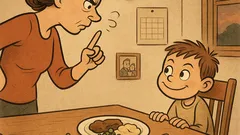 Vicc: Pistike, addig nem állhatsz fel...