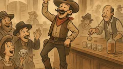Vicc: Egy cowboy bemegy egy vadnyugati kocsmába