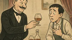Vicc: Jean, kóstolja meg ezt a konyakot!