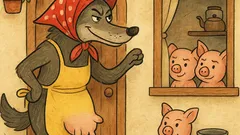 Vicc: Bekopog a farkas a kismalacokhoz…