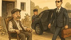 Vicc: Az öreg székely hintaszékében üldögél…