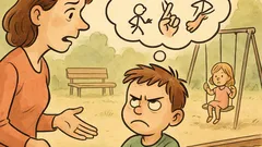 Vicc: Kisfiam, miért nem mész le?