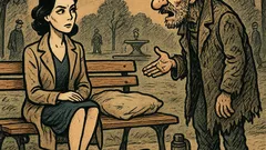 Vicc: Egy szép hölgy a parkban...