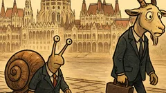 Vicc: A csiga és a kecske Parlamentnél